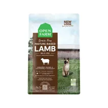 OPEN FARM/自由牧场放牧羊肉配方无谷猫干粮8lb/袋