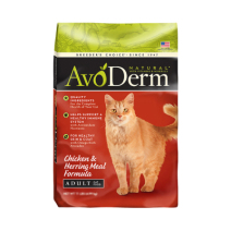 AVODERM/牛油果成猫鸡肉鲱鱼配方11磅/袋