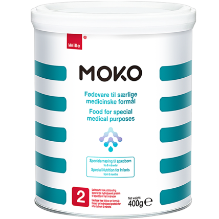 原装进口 MOKO无乳糖深度水解婴幼儿配方奶粉2段 400g/罐 保税仓发货